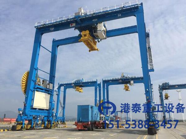 江蘇蘇州集裝箱門式起重機廠家輪胎式集裝箱門式起重機起重量強