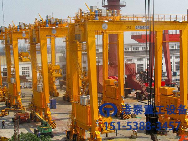 [湖北武漢集裝箱門機廠家輪胎式集裝箱門式起重機懸掛系統特點]