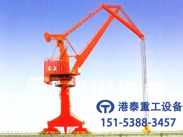 山東營口門座式起重機廠家門座式起重機360 度全回轉特點